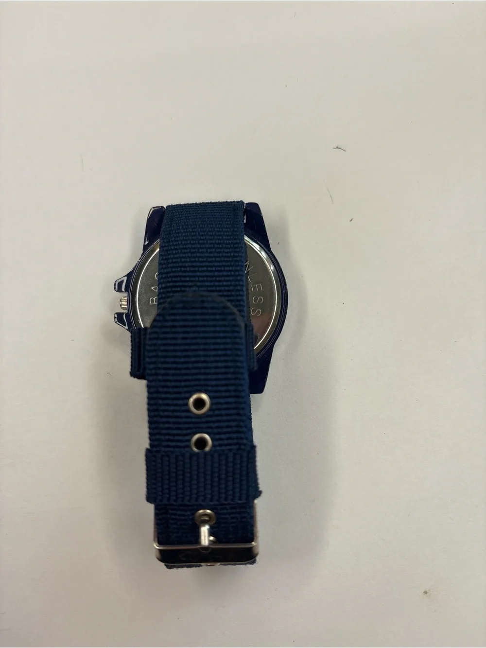 Swiss Army Navy Chronograph Watch Purple Dial Sport Military NATO Strap Quartz